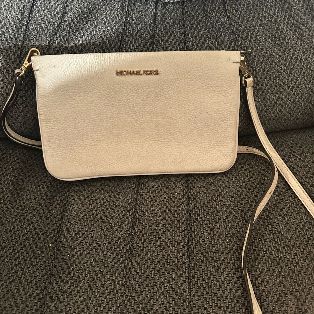 Micheal kora cream crossbody